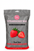 Hello Beauty Strawberry Wax balta fona